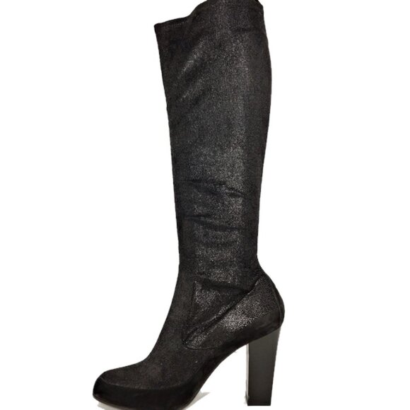 Donald Pliner "Chenia" Over Calf Boots 8.5M New - Picture 4 of 8